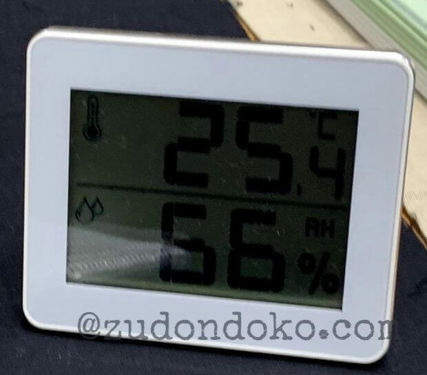 2019年8月10日12：50の南館の温度と湿度